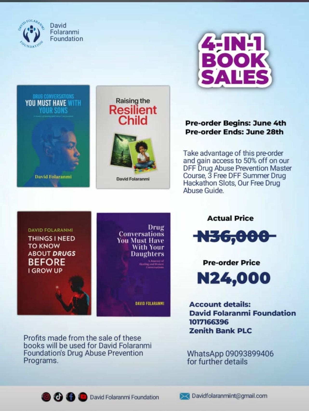 David Folaranmi 4-in-1  Preorder Sales